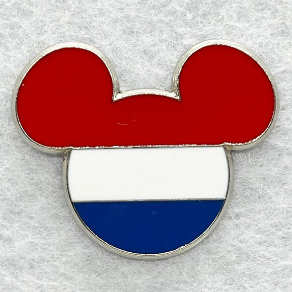 🔮 5/$25 Disney Mickey Icon‎ Netherlands Flag Pin - Picture 1 of 2